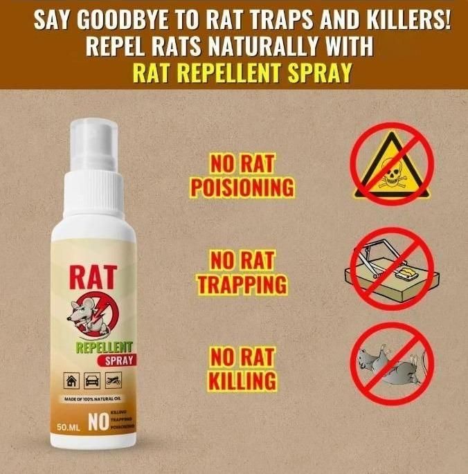 Rat Repellent Spreay 50ML (Pack of 3)