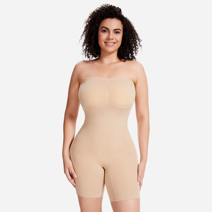 ShapeSculpt™ Seamless Strapless Body Shaper